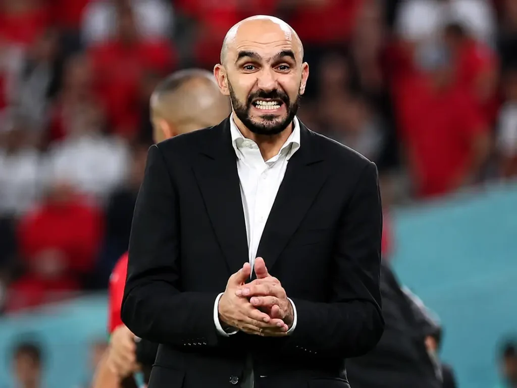 Morocco coach reaction during World Cup match as Atlas Lions build on their 2022 legacy