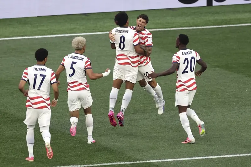 Paraguay player celebrates during USA vs Paraguay Group D match at the FIFA World Cup 2026